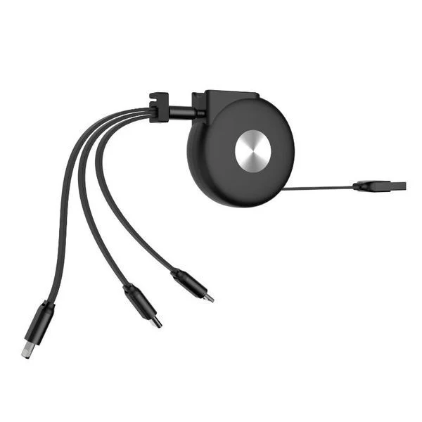 HAVIT H679 3 In 1 Telescopic Cable Black