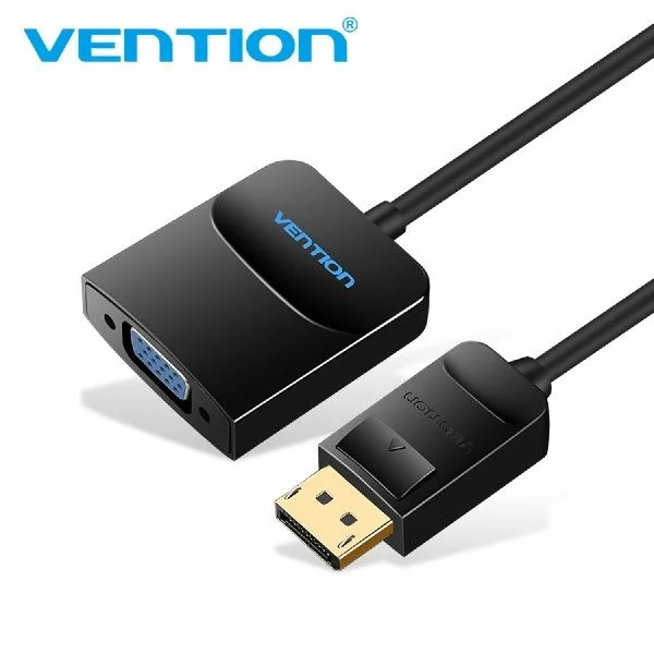 Vention Display Port To VGA Converter 0.15M Black (HBFBB)