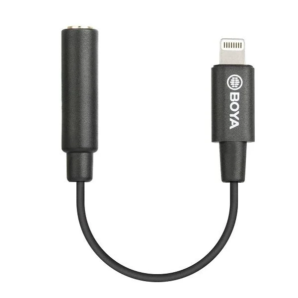 BOYA BY-K3 TRS to Male lightning adapter