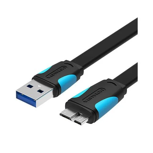 Vention VAS-A12-B200 Flat USB3.0 A Male to Micro B Male Cable 2M