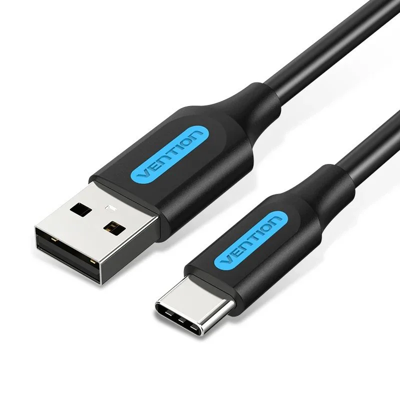 Vention COKBG USB 2.0 A Male to C Male Cable1.5M Black PVC Type
