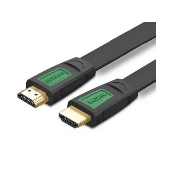 UGREEN 10167  5M HDMI to HDMI Round Flat Cable (Green/Black)