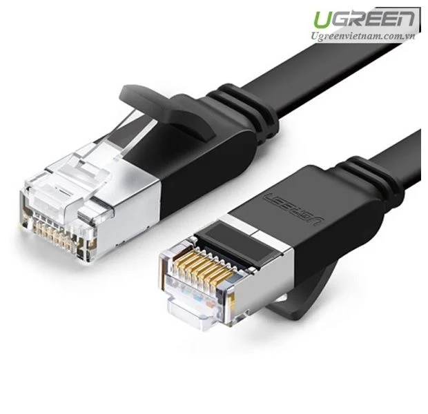 UGREEN Cat 6 U/UTP Pure Copper 2M Ethernet Flat LAN Cable (50185)
