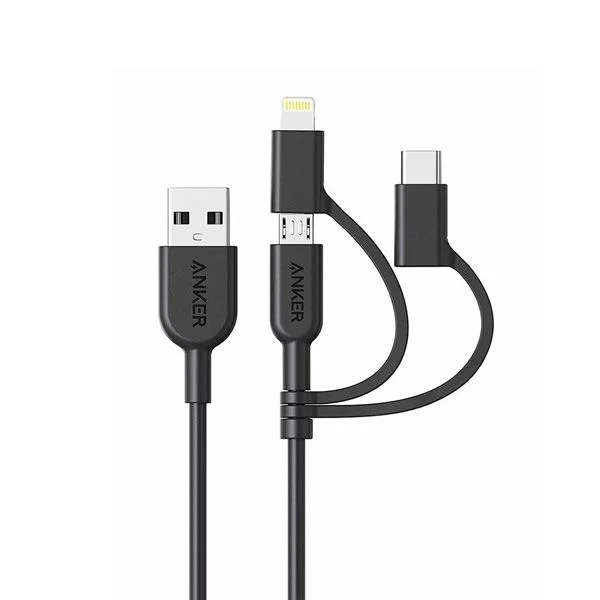 Anker PowerLine II 3-in-1 Cable (A8436H11) ? Black