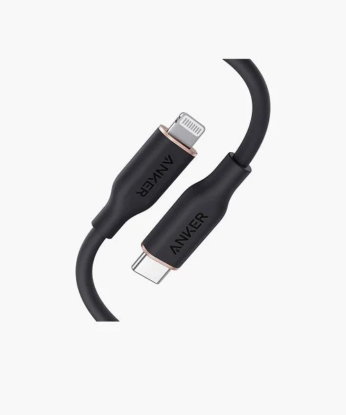 Anker Powerline III Flow USB-C to Lightning Cable (3ft) -Midnight Black
