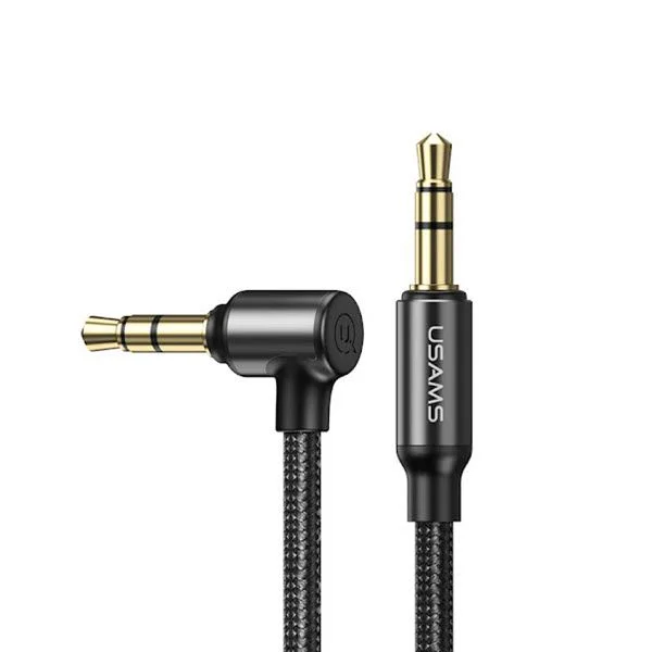 USAMS US-SJ557 3.5mm to 3.5mm Right-angle Audio Cable (1.2m/3.9feet)