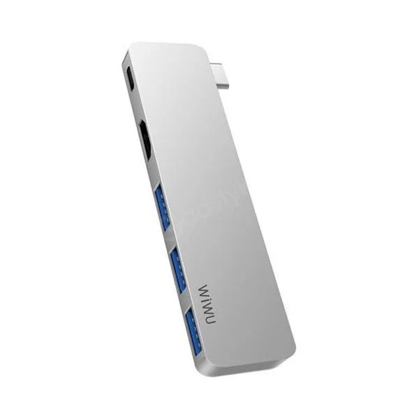 WIWU T6 Pro 5-in-1 Type-C Hub