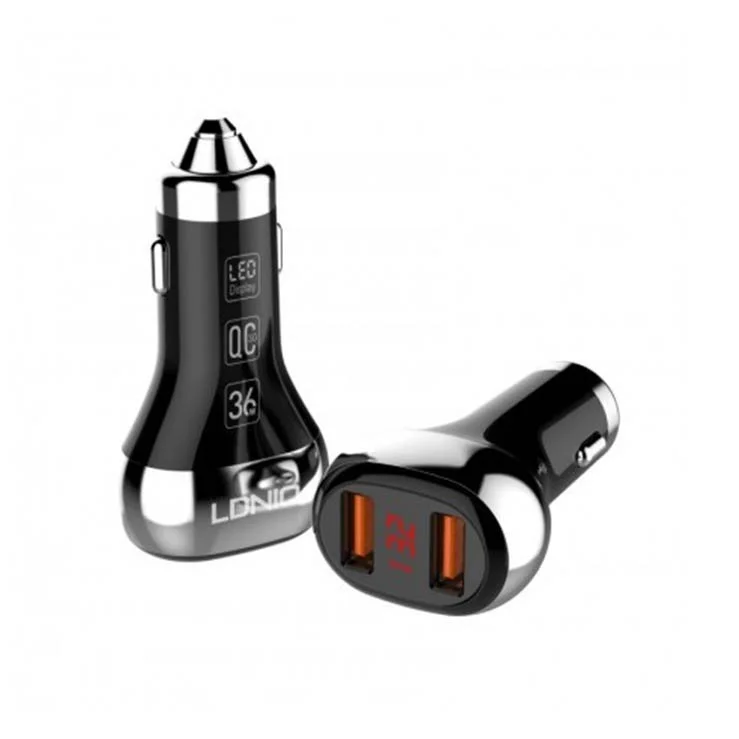 LDNIO C2 36W Dual USB Super Fast Car charger