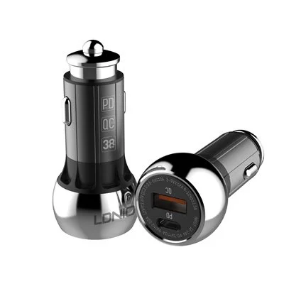 LDNIO C1 PD QC3.0 Dual USB 36W Car Charger