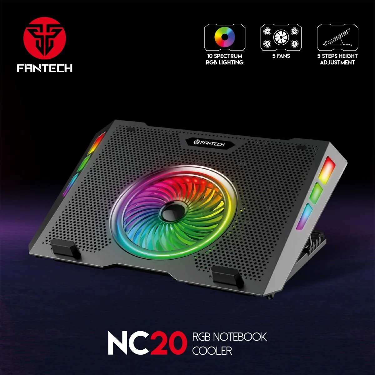 Fantech NC20 RGB Laptop Cooler