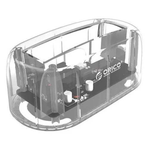 ORICO 6139U3 2.5 &amp; 3.5 inch USB 3.0 Transparent Single Bay Hard Drive Dock