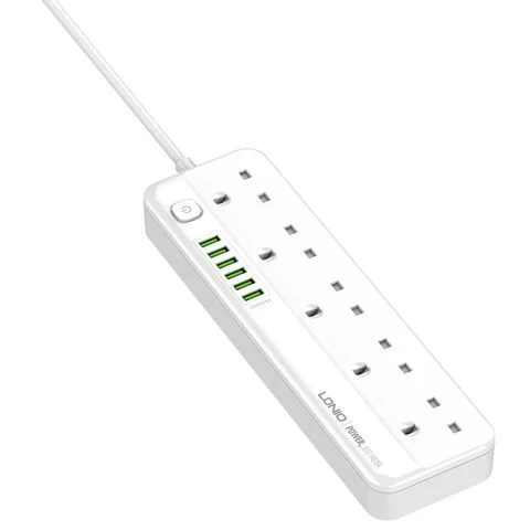 Ldnio Power Socket Sk5691 With 5 Ac Outlets And 6 USB Charging Ports
