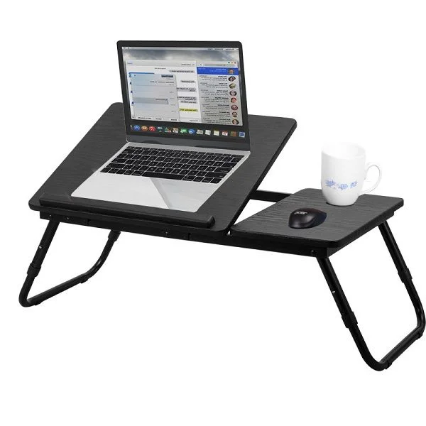 Tiltable Foldable Double Head Laptop Table