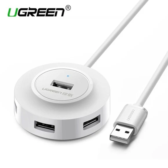 UGREEN USB 2.0 Hub 4 Ports (Ugreen 20270) - White