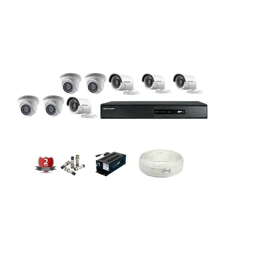 Hikvision 8 Channel 2MP CCTV Camera