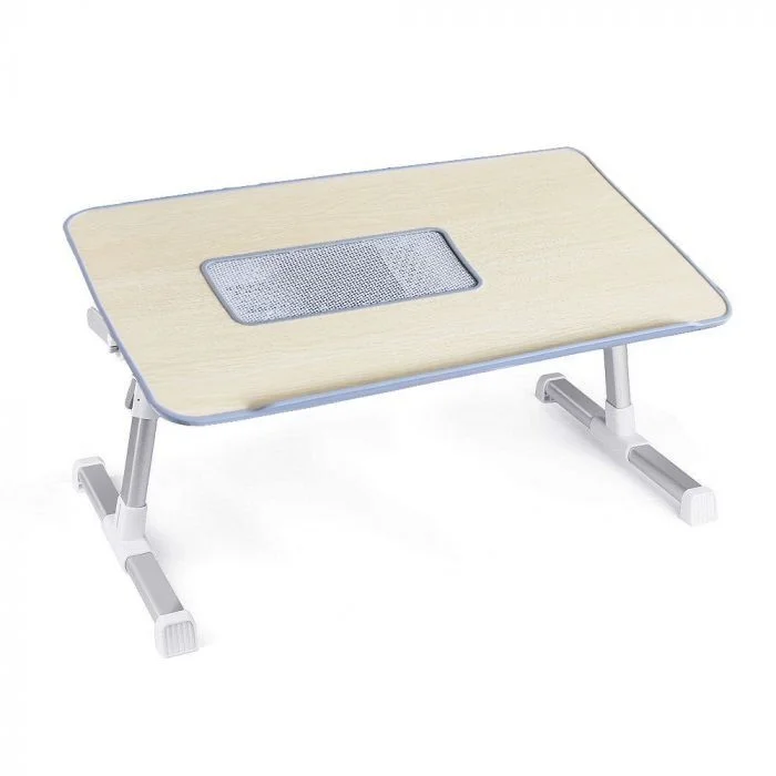 Premium Quality Adjustable Laptop Stand Desk Table with Foldable Legs and Cooling Fan