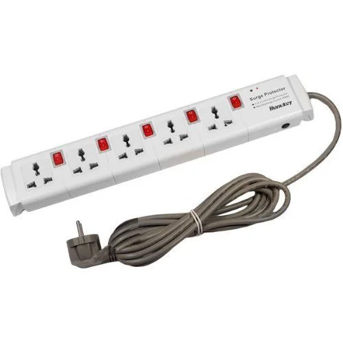 Huntkey PZC504 Five Ports 3 Line Surge Protection Power Strip
