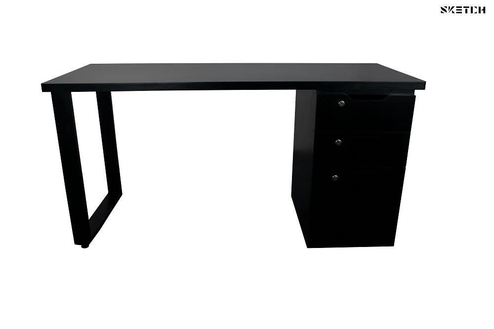 Sketch Steel Series RS-D-BB Table With Alex Drawer