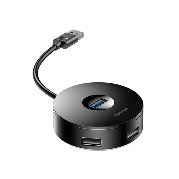 Baseus CAHUB-F01 Round Box 4 in 1 USB HUB Adapter (USB 3.0 to USB 3.0 x 1 + USB 2.0 x 3)