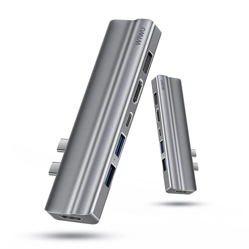 Wiwu T9 8 in 1 Type-C Hub For Macbook