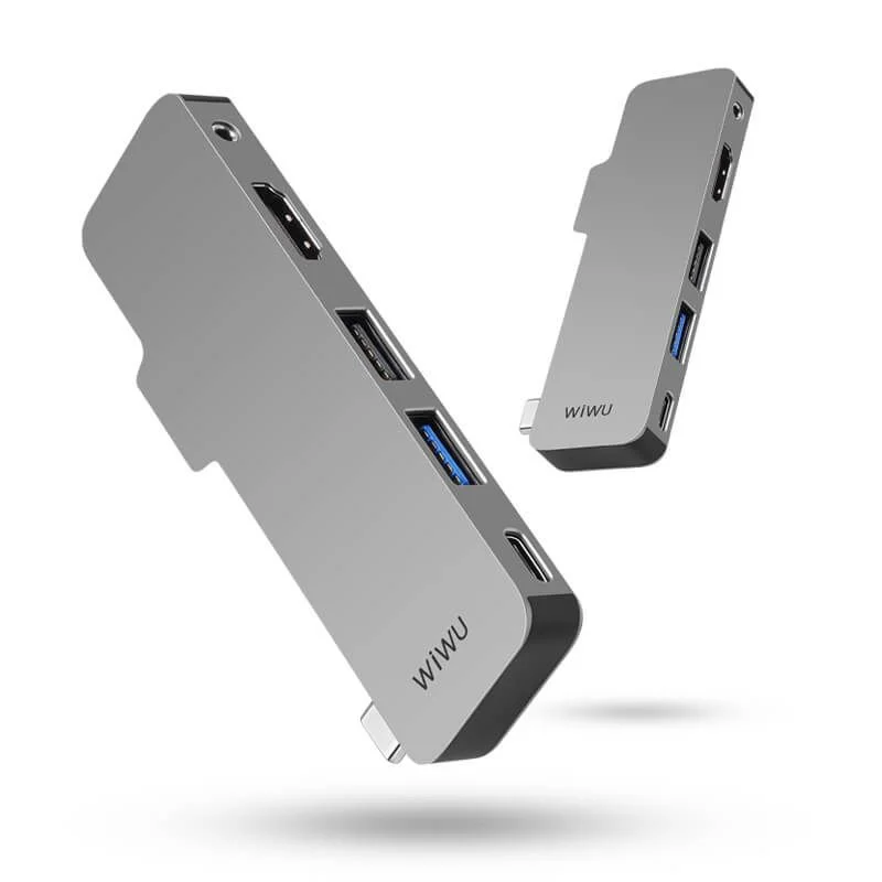 WiWu T5 5 In 1 Multifunctional Type-C Hub For iPad