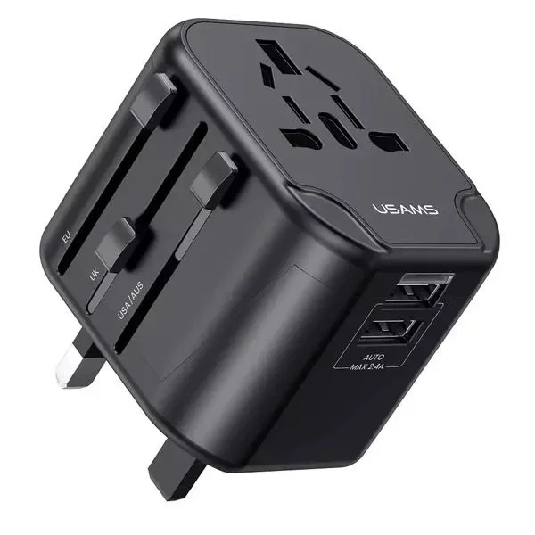 Usams 12W Dual USB Universal Travel Charger (US-CC173)