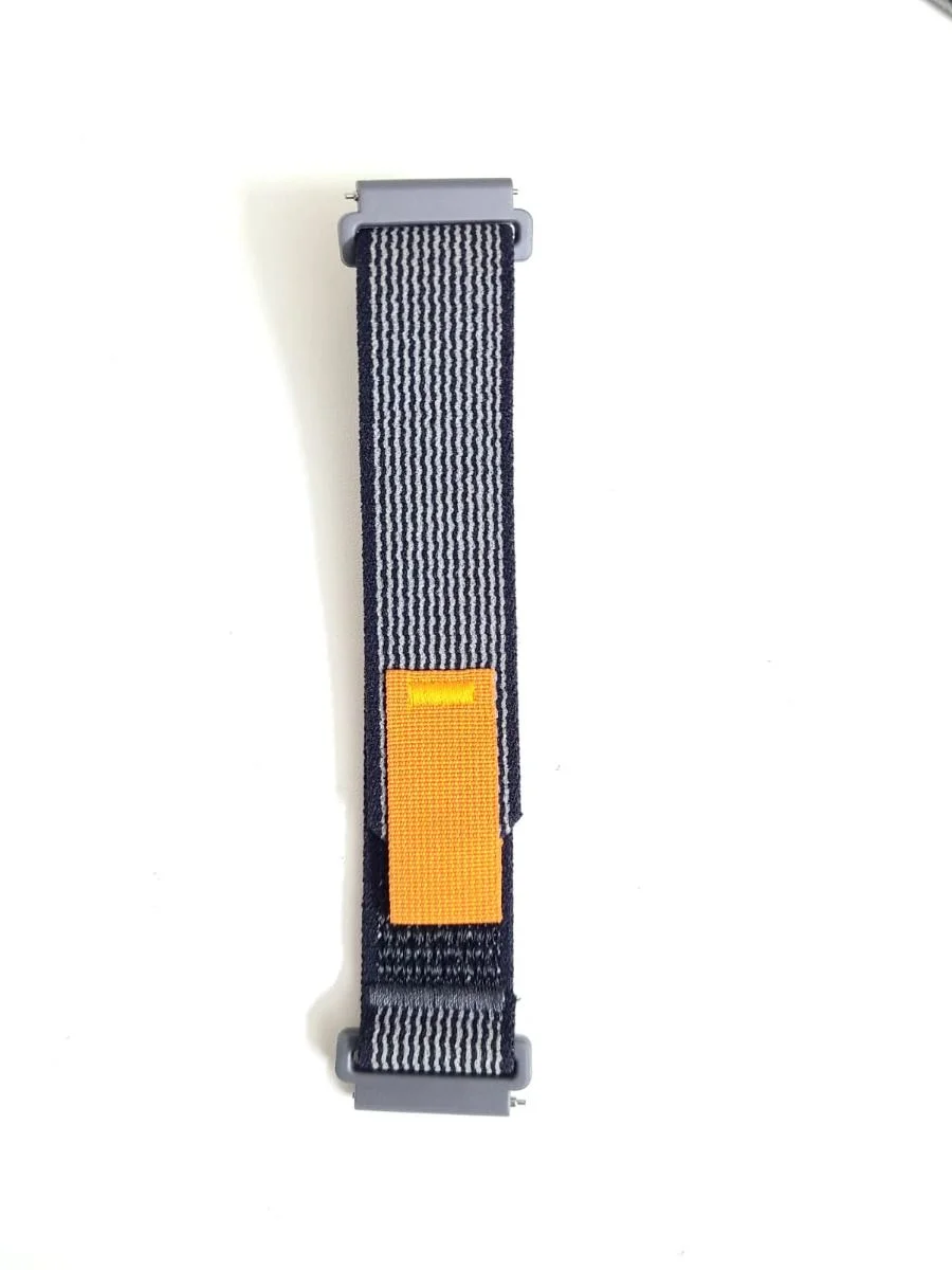 Pin Lock Dual Color Fabric Stap For Smart Watch-20/22mm