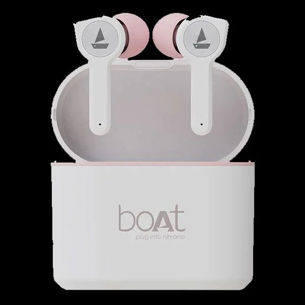 boAt Airdopes 408 Wireless Earbuds- White