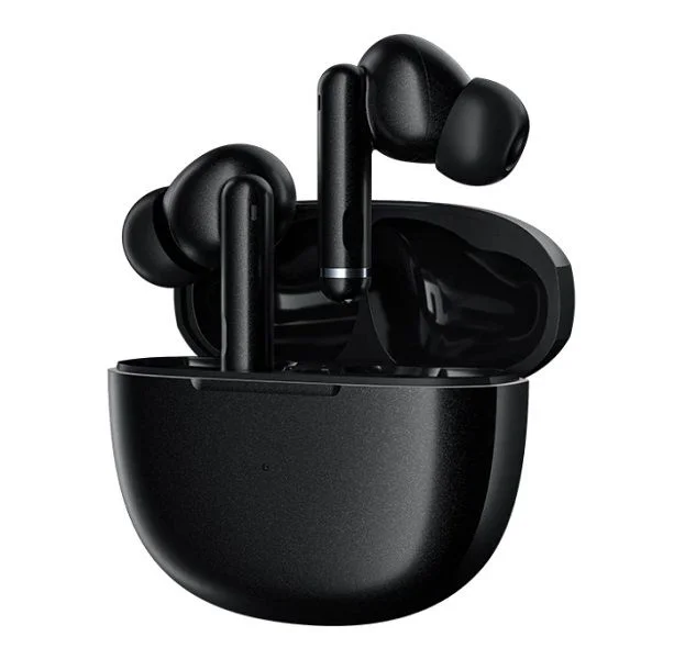 QCY HT03 Hybrid Active Noise Cancelling Wireless Earbuds with Built-in 6 Microphones