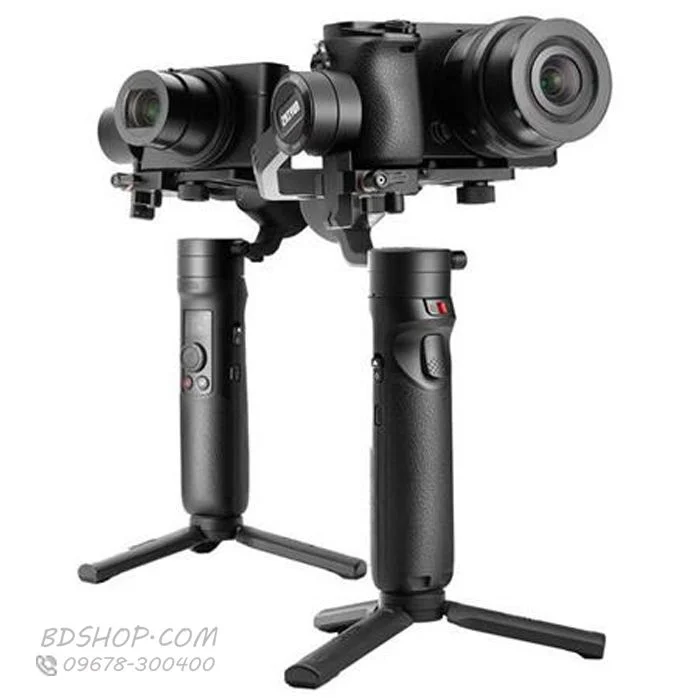 Zhiyun Crane M2 Handheld 3-Axis Gimbal Stabilizer for Mirrorless Camera, Gopro, Smartphone with Grip Tripod