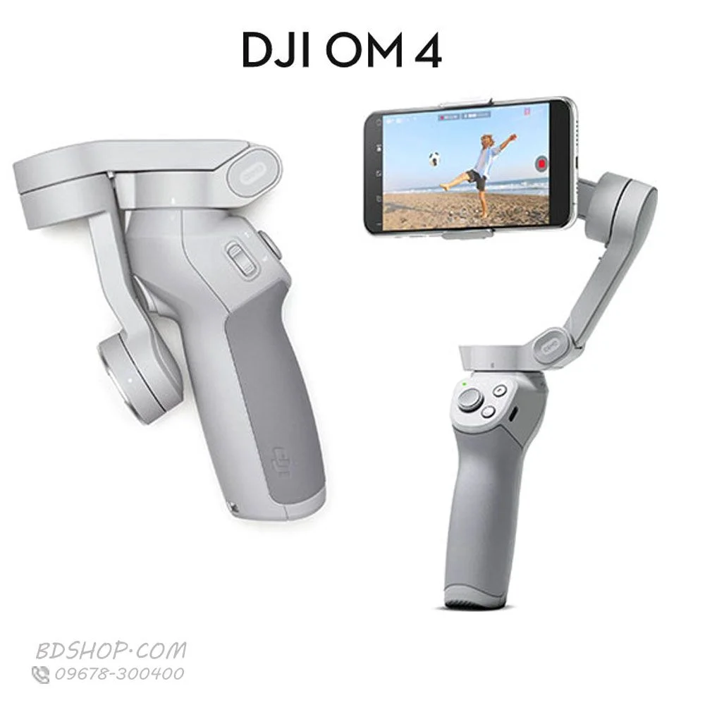 DJI OM 4 Gimbal for Smartphone- best for Travel, Cinematography Video &amp; Vlogging