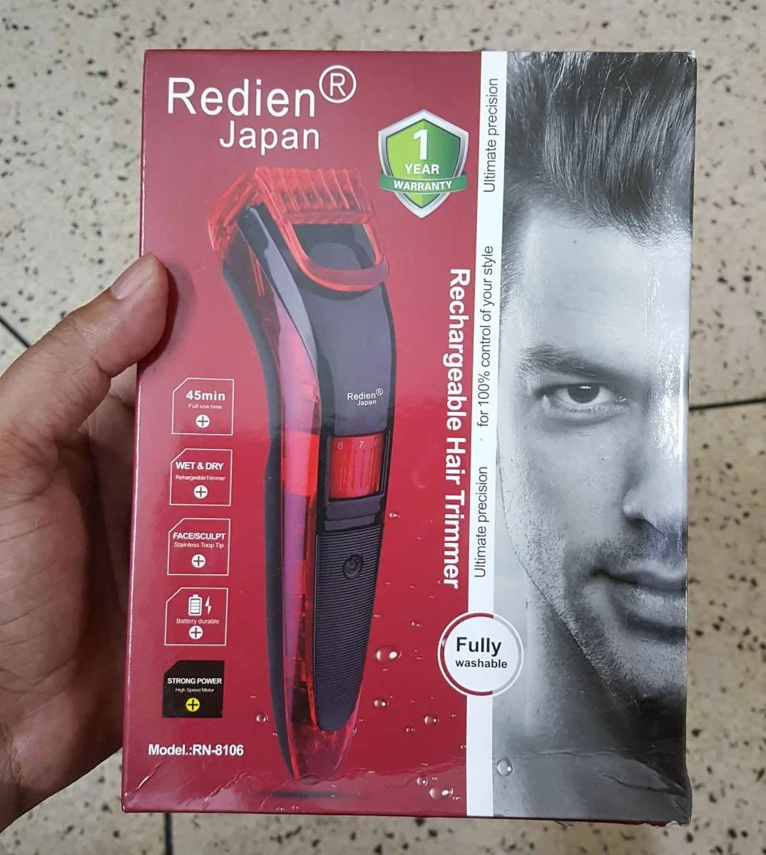 Rechargeable hair Trimmer (REDIEN RN-8106)