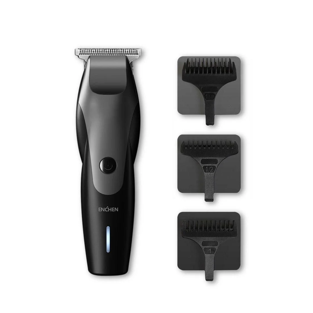 Xiaomi ENCHEN Hummingbird 10W High Power Hair Clipper With 3 Hair Comb - Black