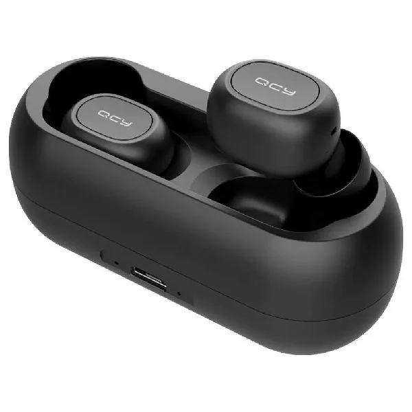 QCY T1C True Wireless In-Ear Headphones Earbuds with Charging Case