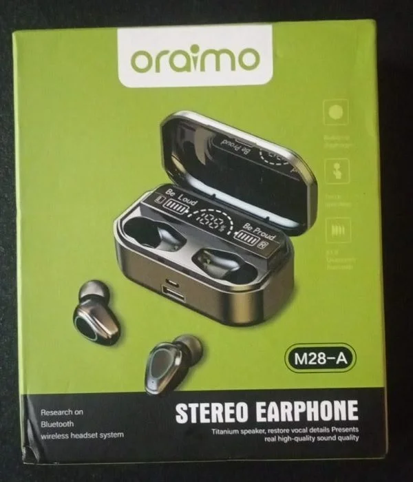 Oraimo M28-A TWS Bluetooth Sports Earbuds