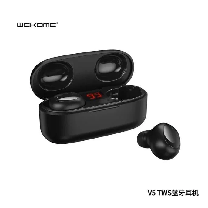 WEKOME TWS-V5 Earbuds ? Black Color