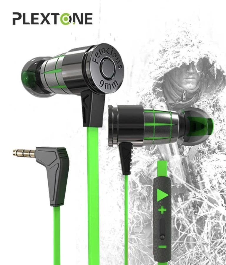 Plextone G25 Gaming Earphone ? Green Color