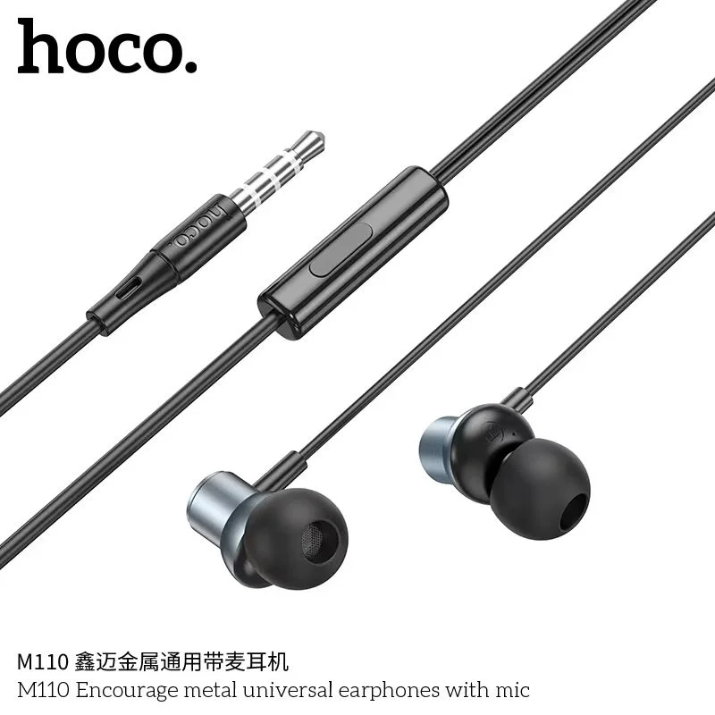 Hoco M110 Wired Earphones with Mic