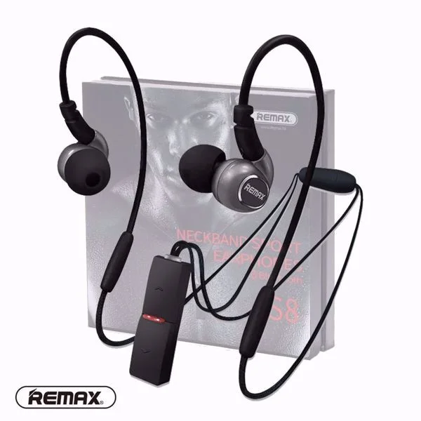 Original  Remax Neckband Bluetooth Wireless Sports Earphone (RB-S8)