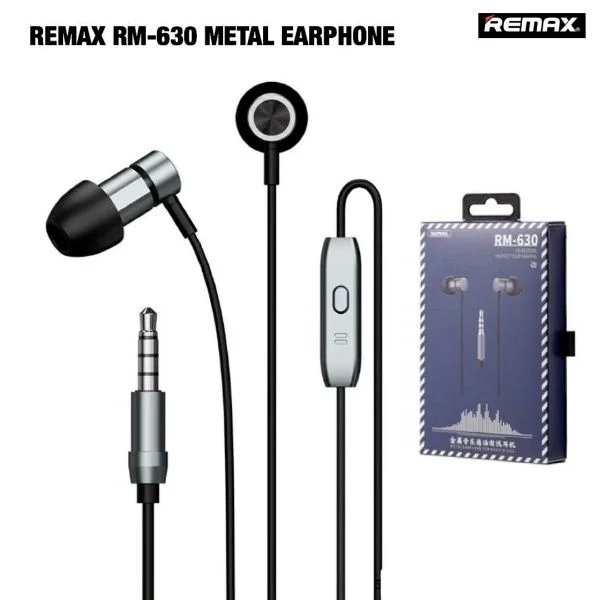 Remax Rm-630 Metal Wired In-Ear Earphone