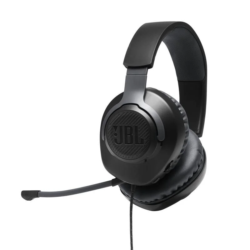 JBL Quantum 100 Wired Over-ear Gaming Headset with Detachable Mic