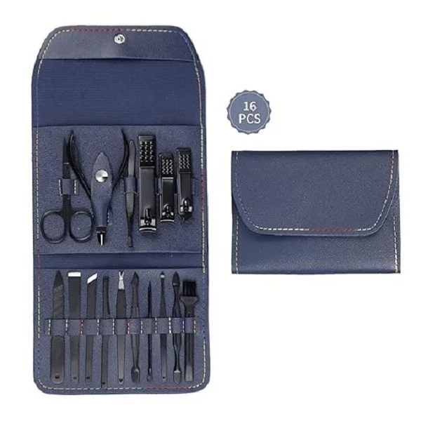16 in 1 Stainless Steel Manicure Grooming Kit