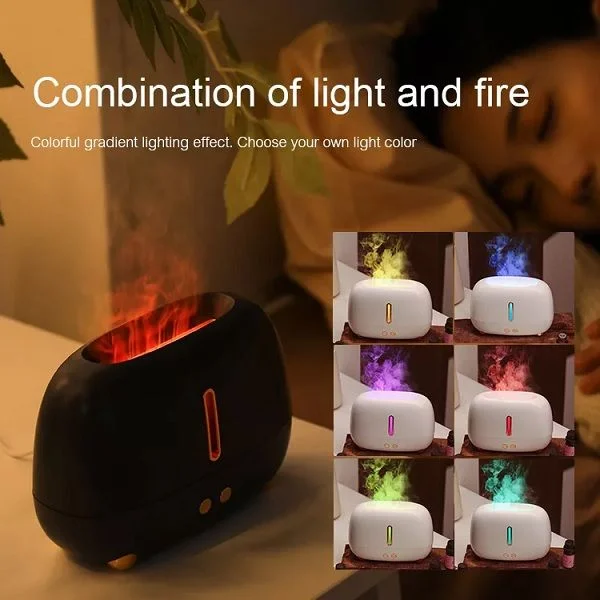 GearUP A318 Flame Aroma Diffuser Air Humidifier (250ml)