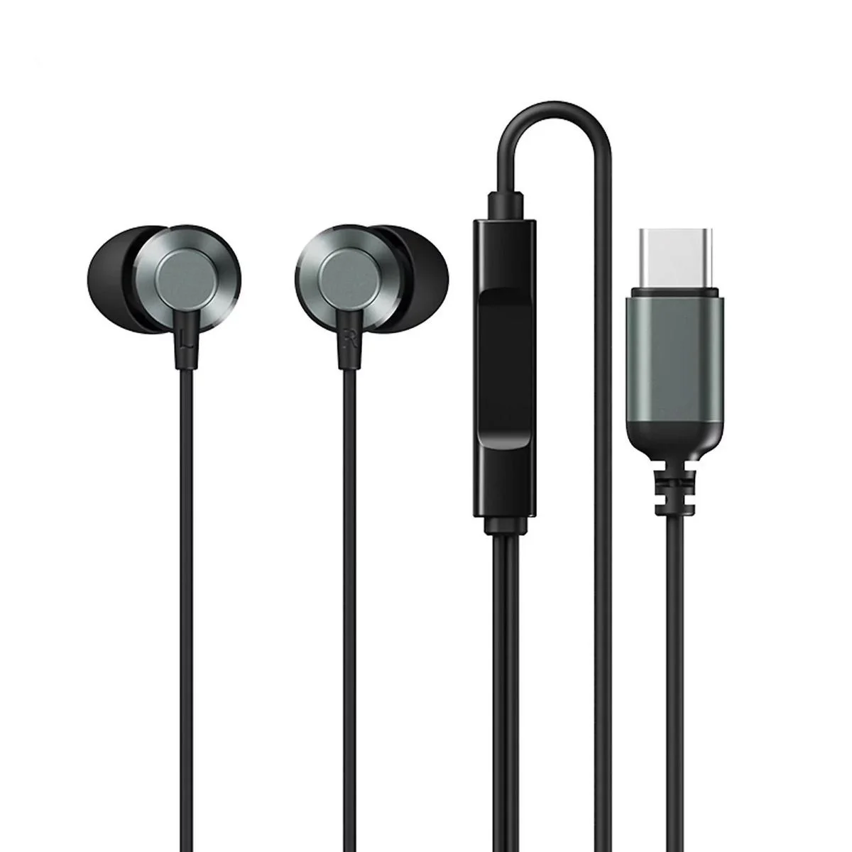 Remax RM-512a Type-C Wired Earphone For Music &amp; Call