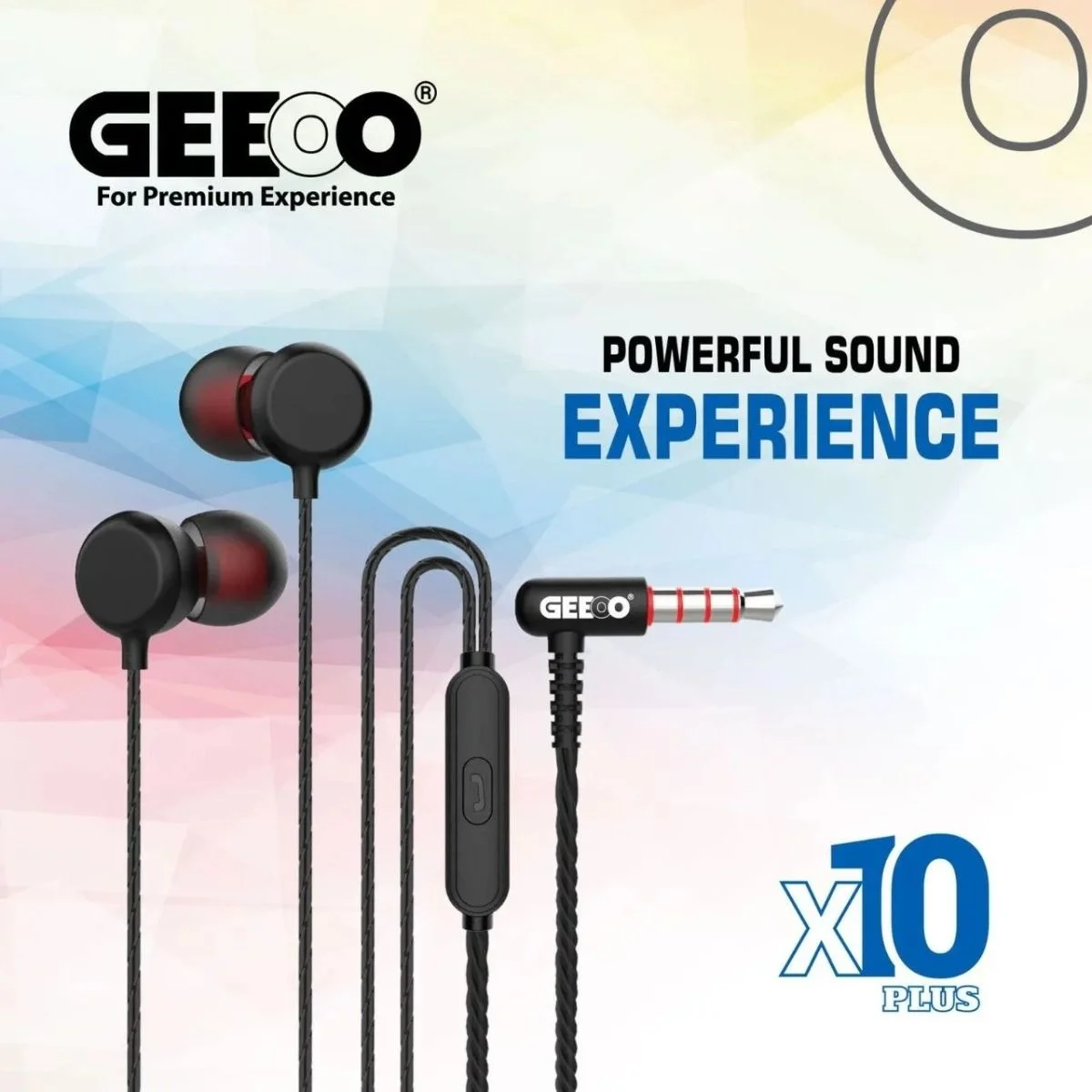 Geeoo X10 Plus In-ear Earphone with Microphone