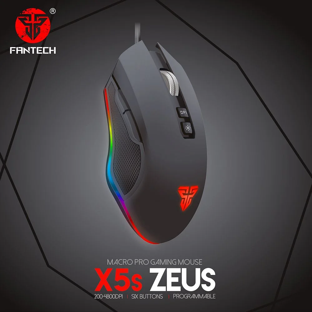 Fantech X5S Zeus Macro Programmable Gaming Mouse