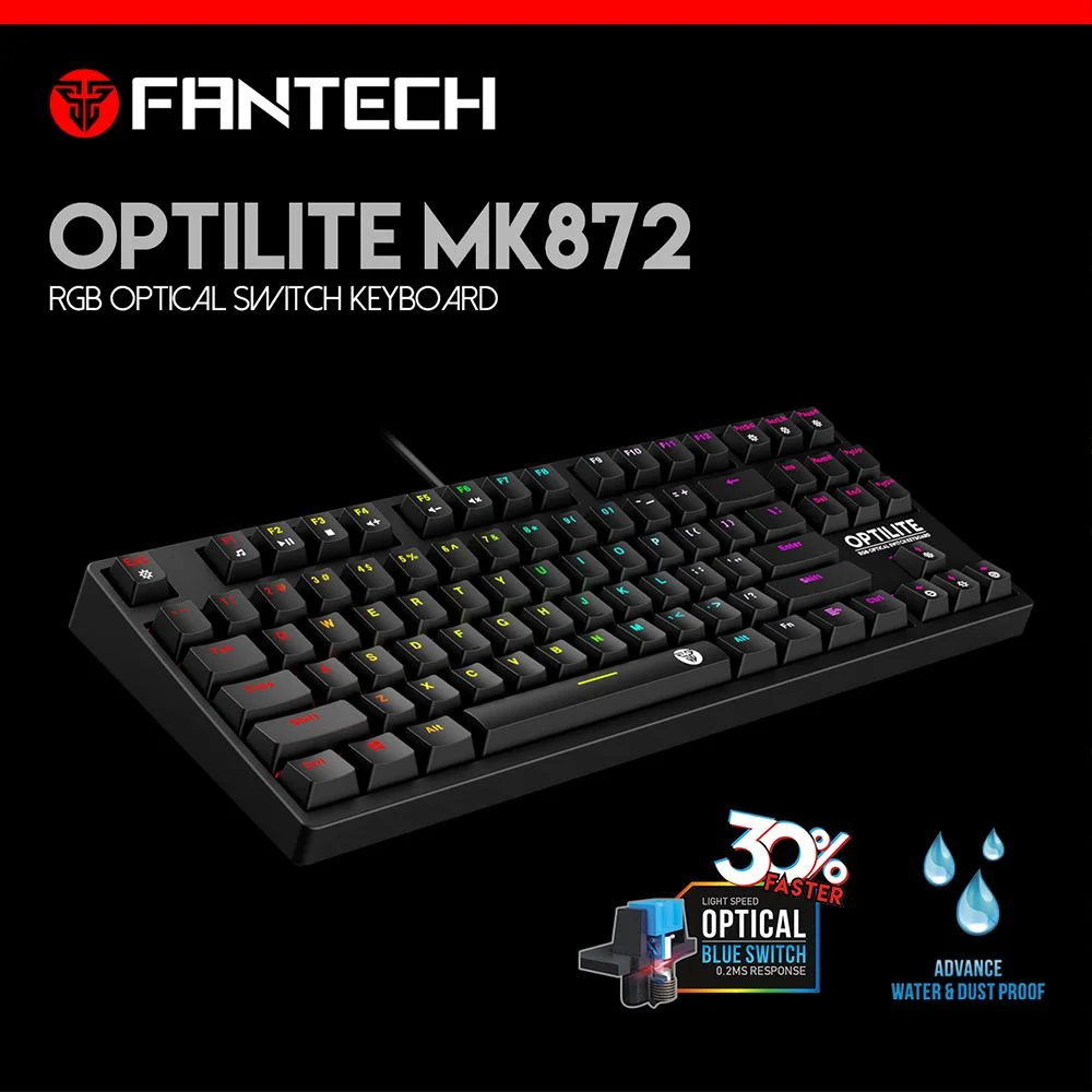 Fantech MK872 Optilite Tournament Edition RGB Mechanical Keyboard