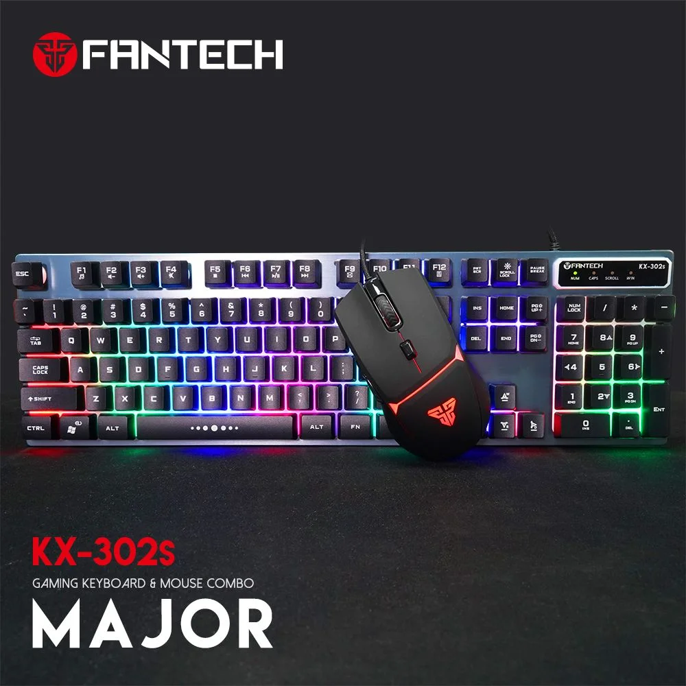 Fantech KX-302s MAJOR RGB USB Gaming Keyboard & Mouse Combo