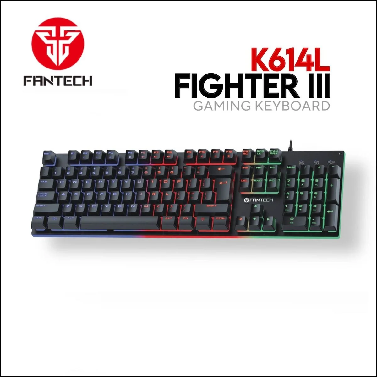 Fantech K614L Fighter III RGB Gaming Keyboard