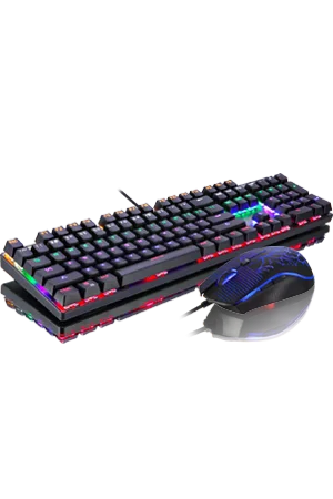 CK666 Backlight Mechanical Keyboard With Gaming Mouse